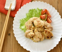 液体塩こうじで柔らか!鶏肉のねりごま照焼