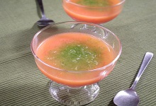 トマトとにんじんの和風冷製スープ☆