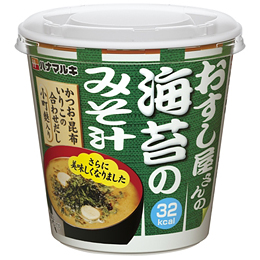 カップ おすし屋さんの海苔のみそ汁 合わせだし