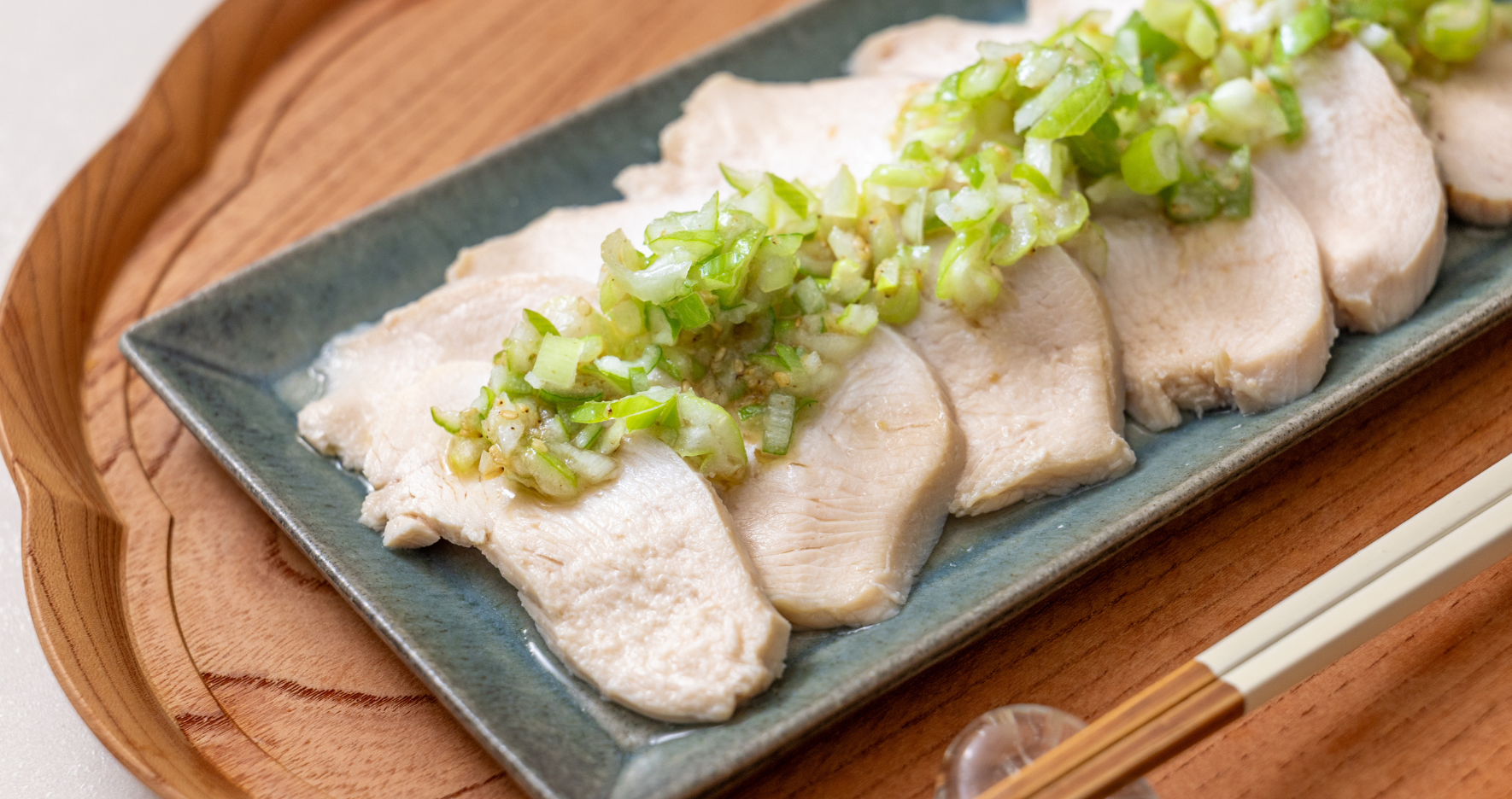 冷凍OK!ねぎ塩こうじダレの簡単ゆで鶏