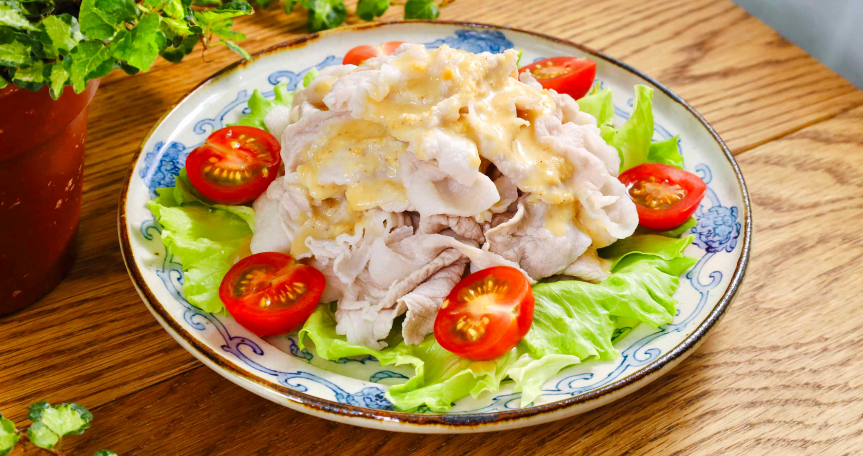 タレまで絶品✨しっとり冷しゃぶサラダ