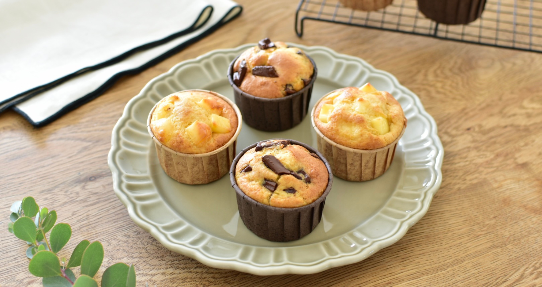 HMで簡単♪ヘルシー塩マフィン