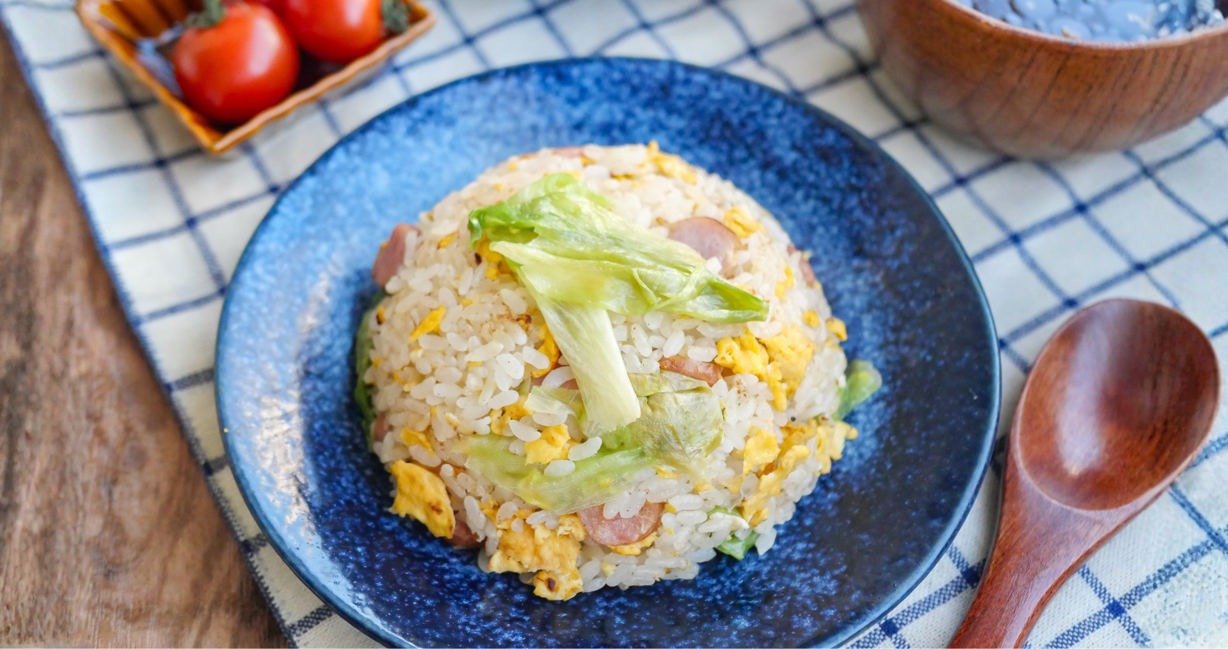 賢く時短💡パラパラレタスチャーハン