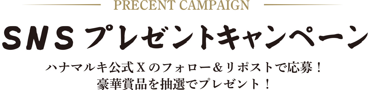 SNSプレゼントキャンペーン