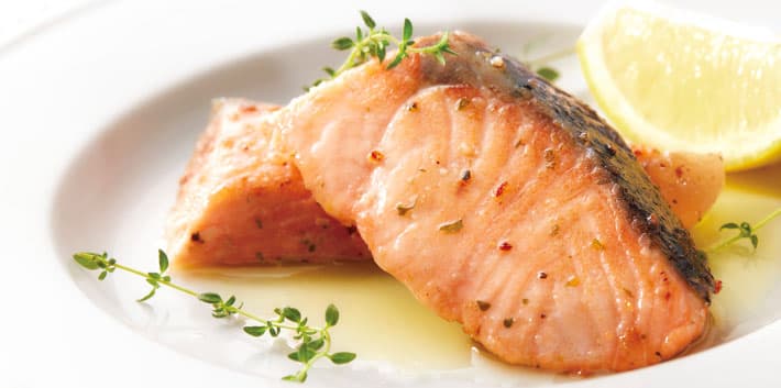 Photo of salmon meuniere