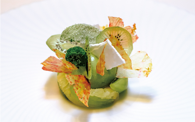 キウイとパイナップル&nbsp;&nbsp;液体塩こうじと海の香り