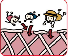 分解された場所から、酵素さん、お塩ちゃん、糖くんがお肉内部へと浸透していきます。