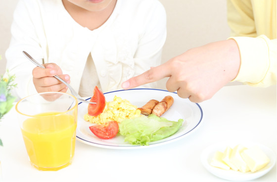 写真：野菜が苦手で困っている