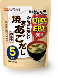 からだに嬉しい 焼きあごだしのおみそ汁 魚のサラサラ成分 DHA・EPA 60mg配合