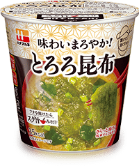 味わいまろやか！ スグ旨カップみそ汁とろろ昆布