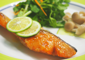 Miso Salmon Saute