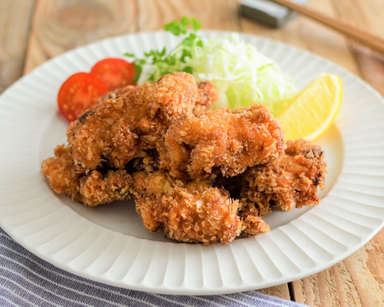 【下味冷凍】液塩でカレー風味のひとくちチキンカツ★