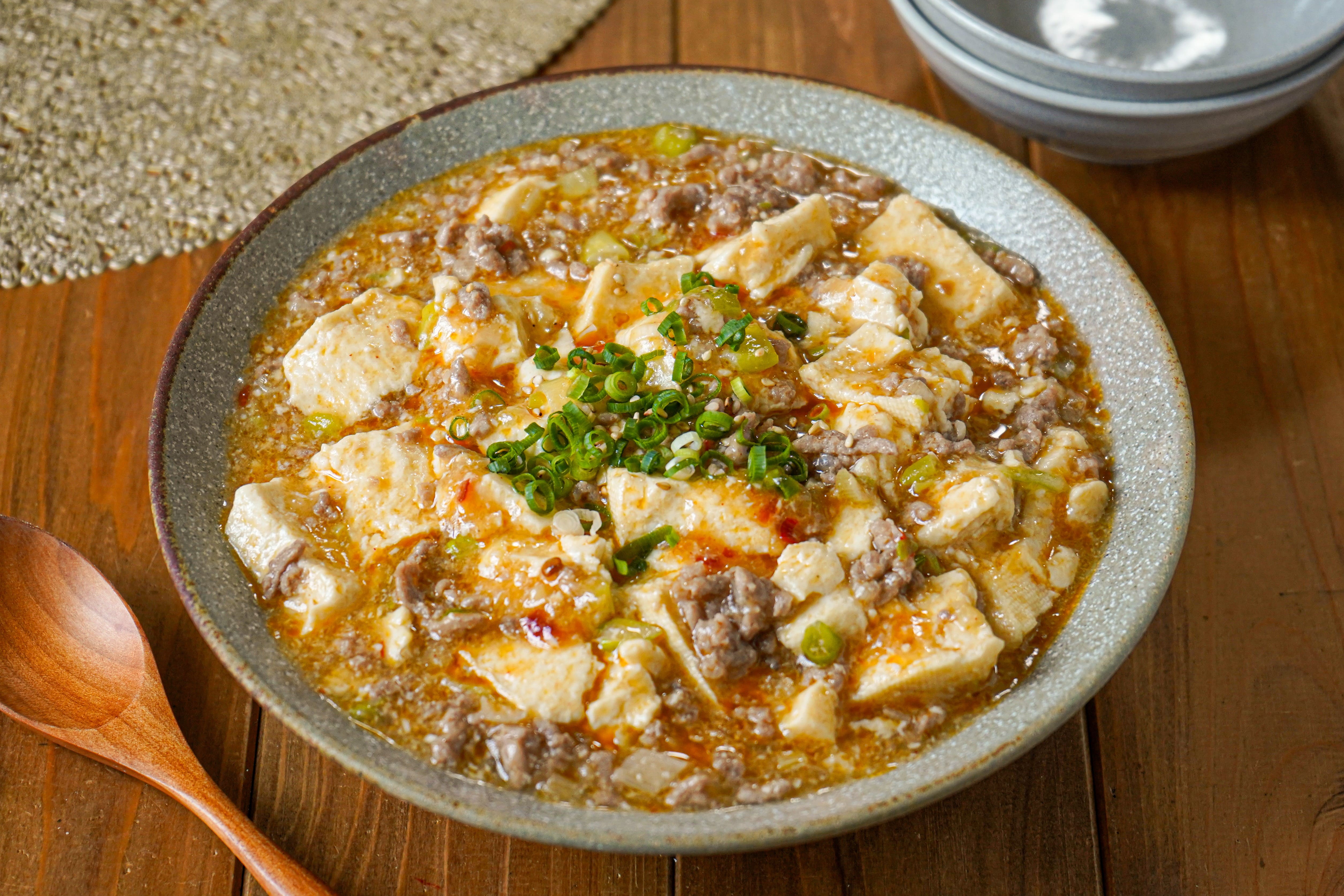 コスパ抜群◎男子喜ぶ！うま塩ねぎ麻婆豆腐