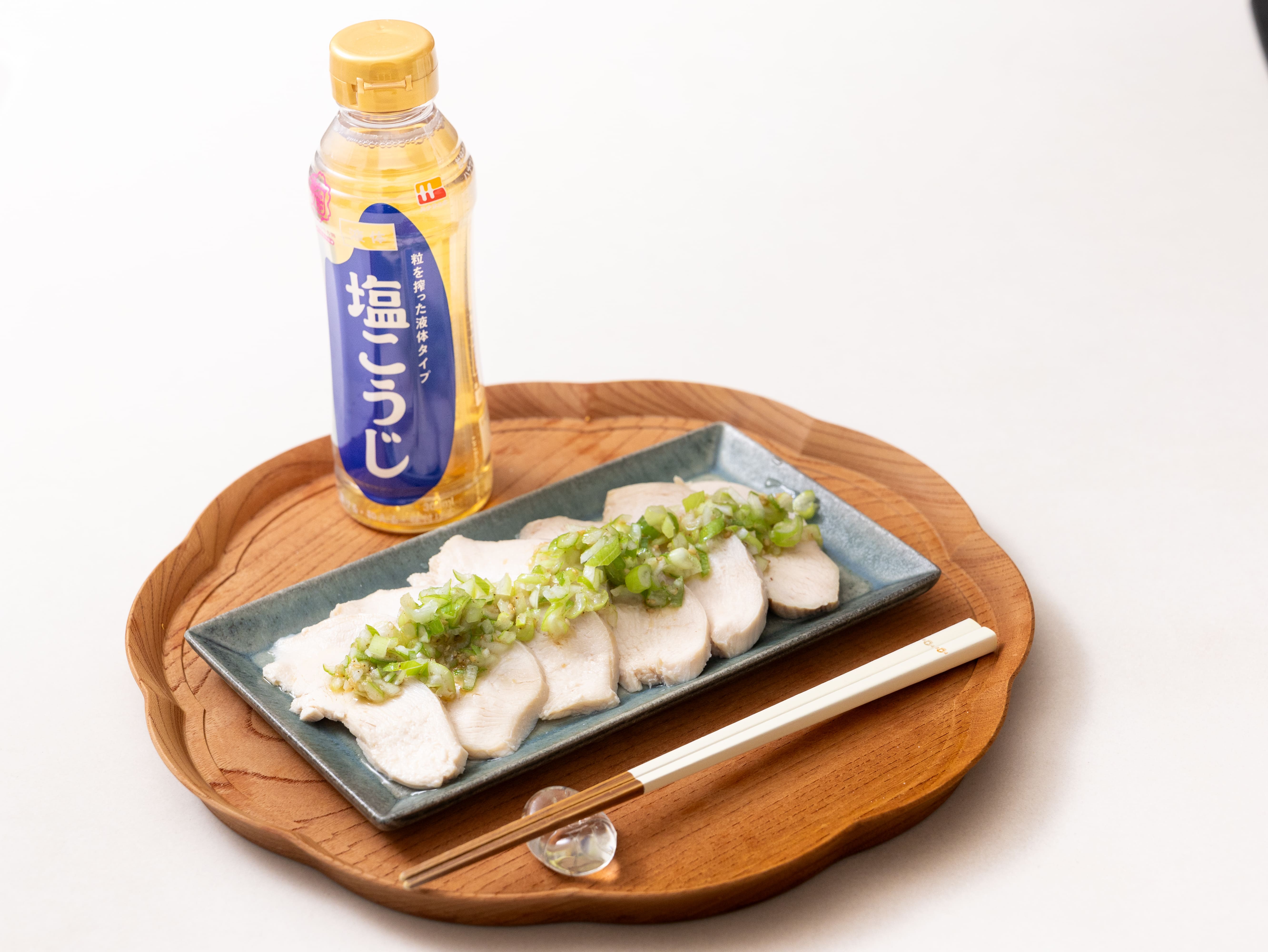 冷凍OK！ねぎ塩こうじダレの簡単ゆで鶏