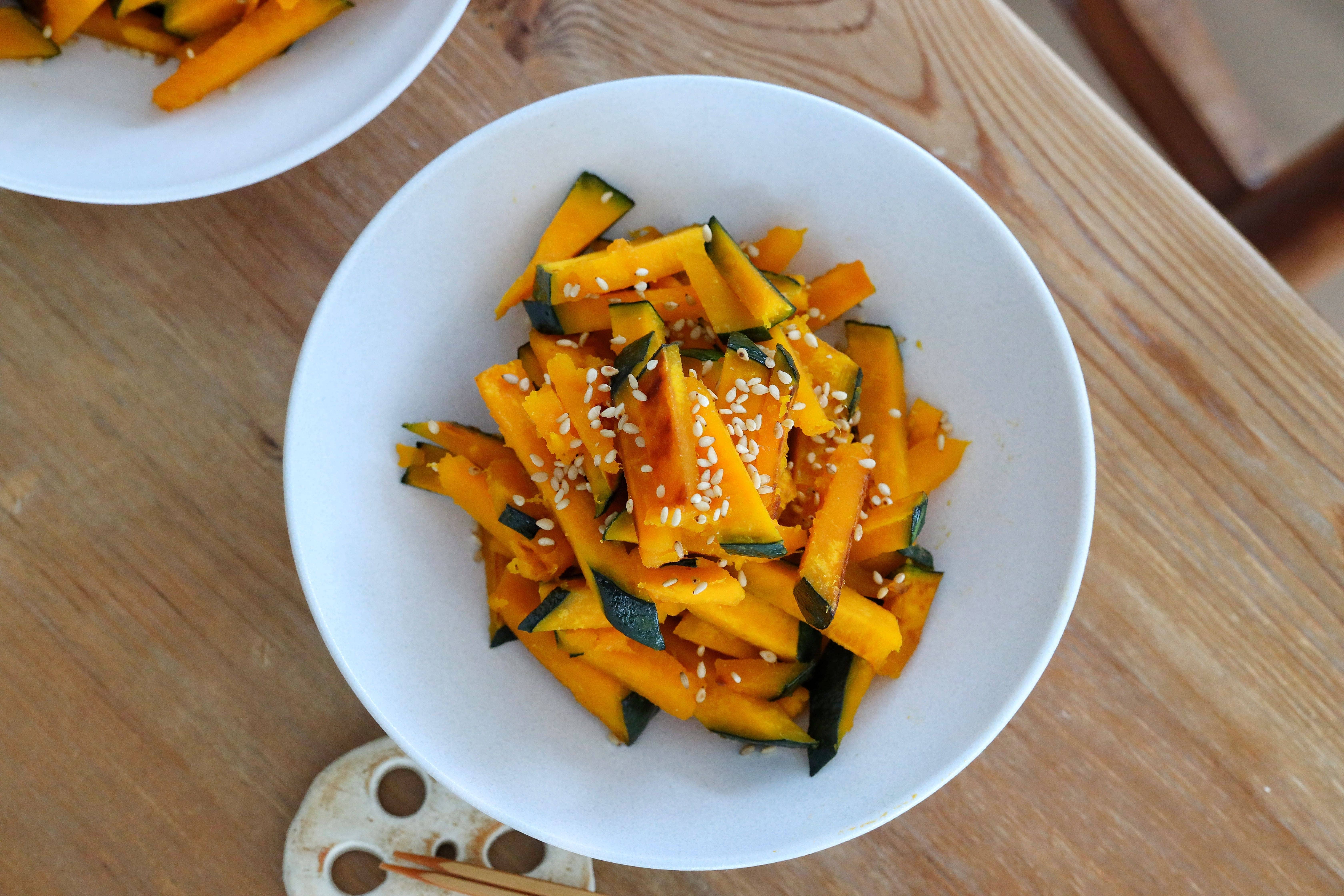 調味料2つ！かぼちゃの塩こうじきんぴら