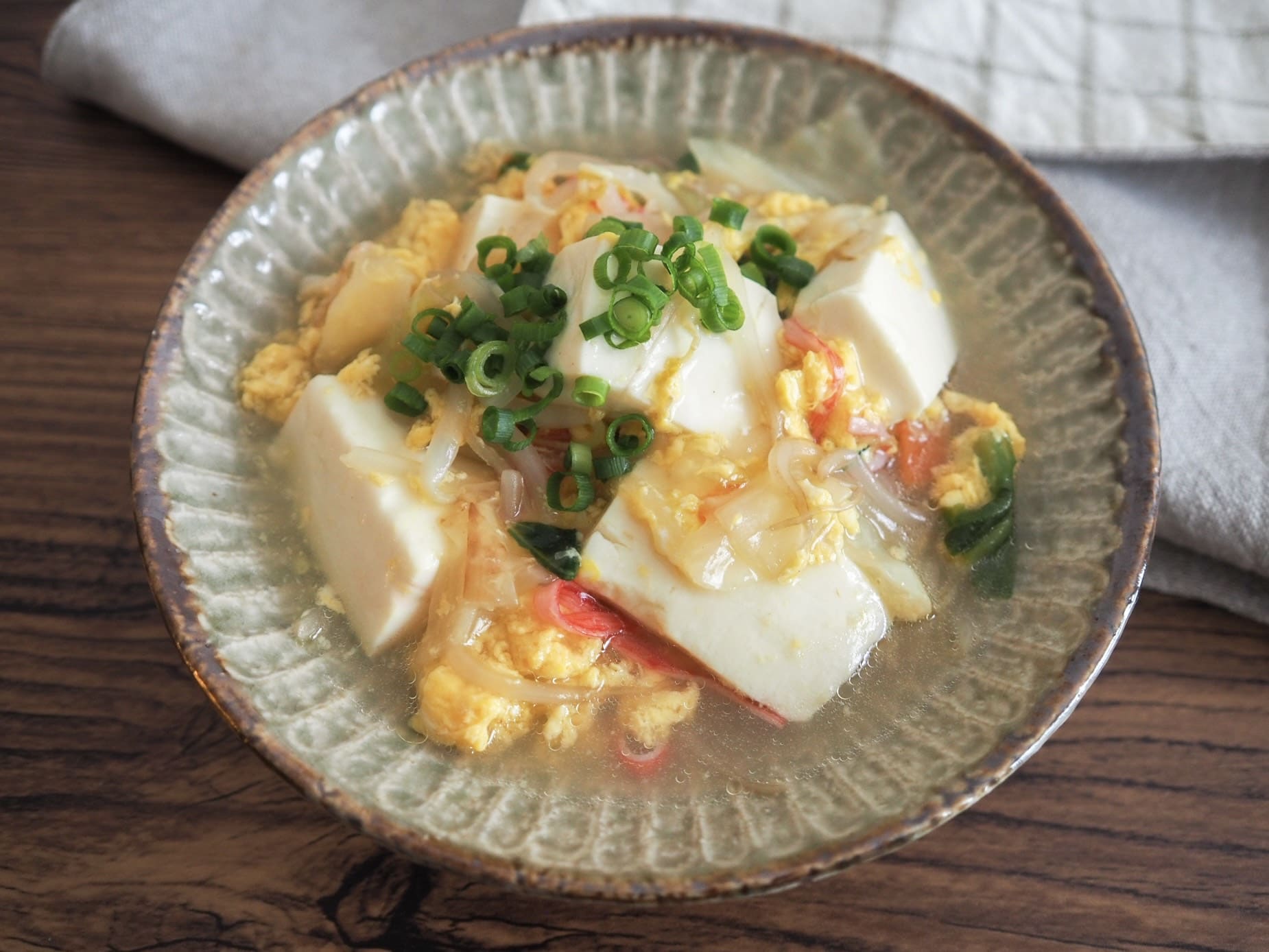 冷蔵庫の余り物で簡単！あんかけ豆腐