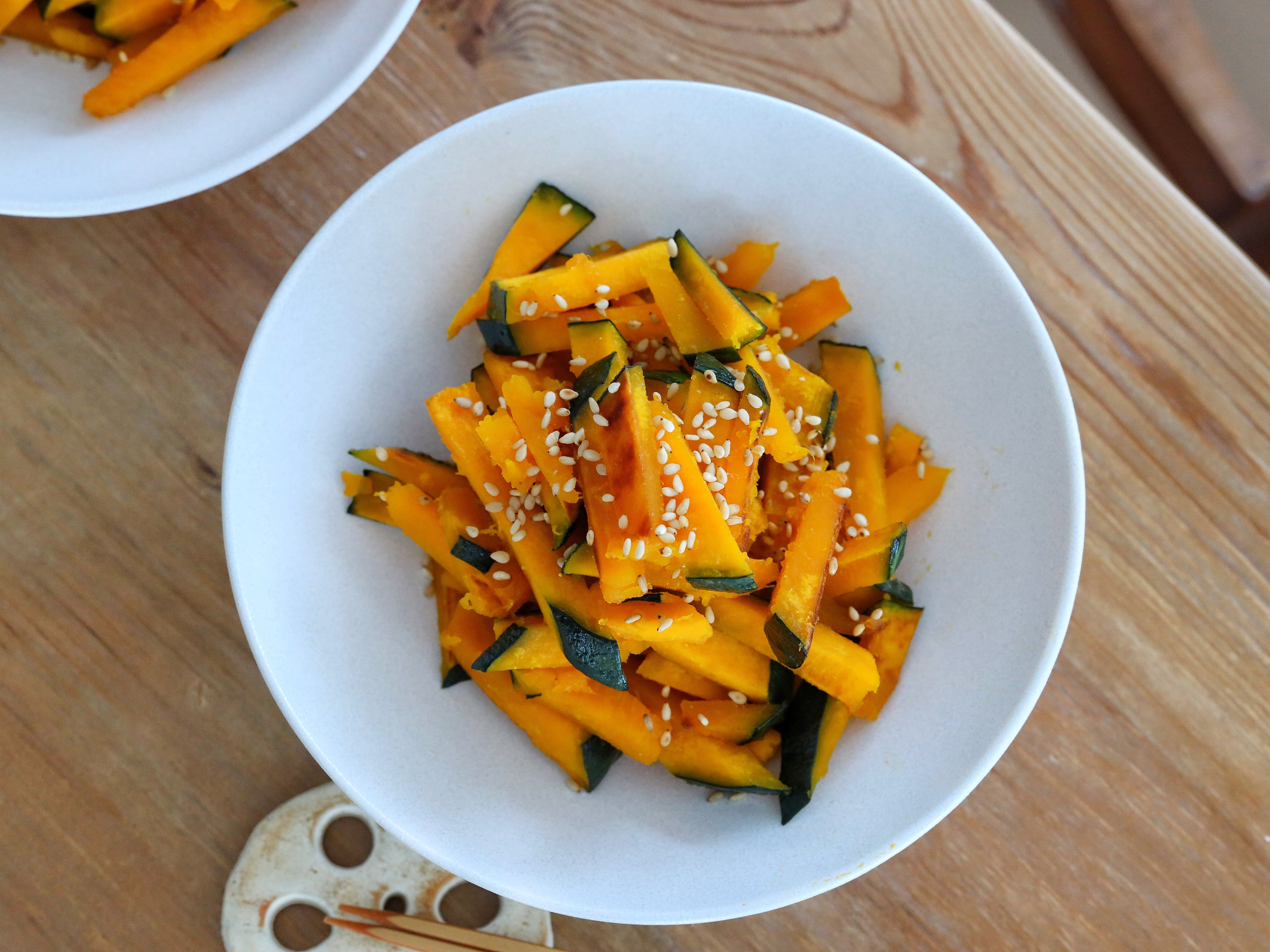 調味料2つ！かぼちゃの塩こうじきんぴら