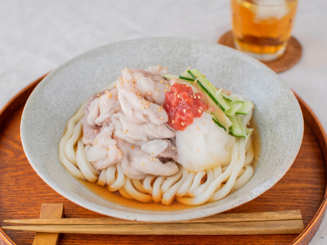 液塩でやわらか！水晶豚の梅おろしうどん