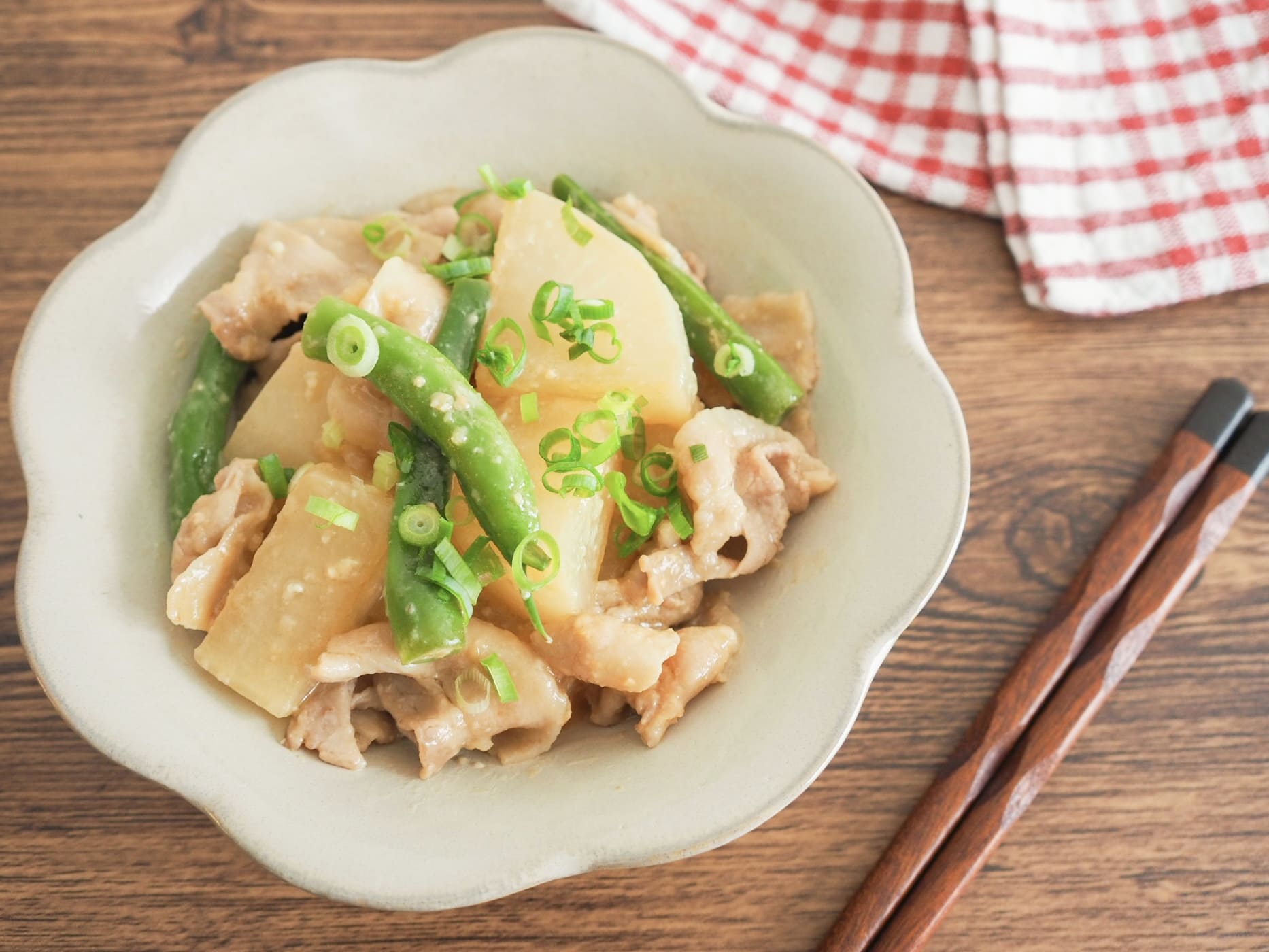 豚バラ大根のしょうがみそ煮