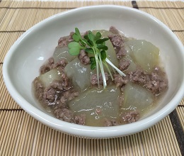 冬瓜の豚ひき肉あんかけ~液体塩こうじ~