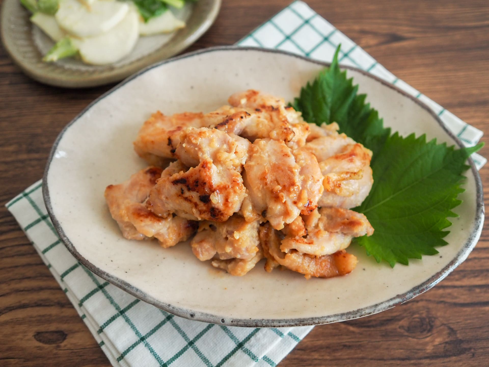 漬けて焼くだけ！鶏のしょうがみそ漬け焼き