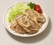 豚肉の減塩塩こうじ生姜焼き