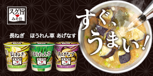 スグ旨みそ汁 ブランドサイト