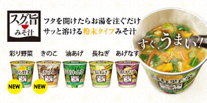 スグ旨みそ汁 ブランドサイト