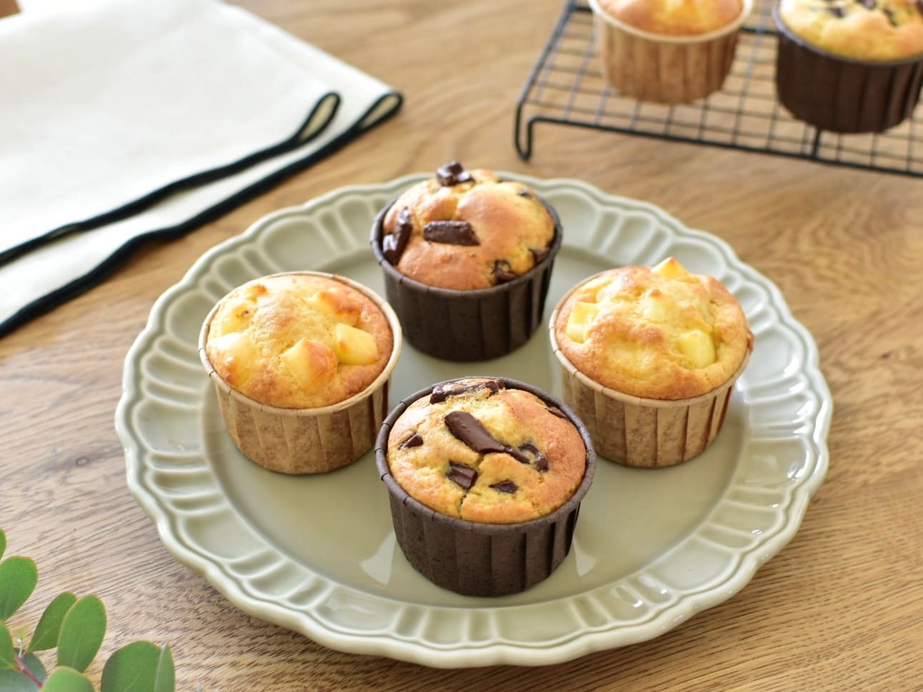 HMで簡単♪ヘルシー塩マフィン