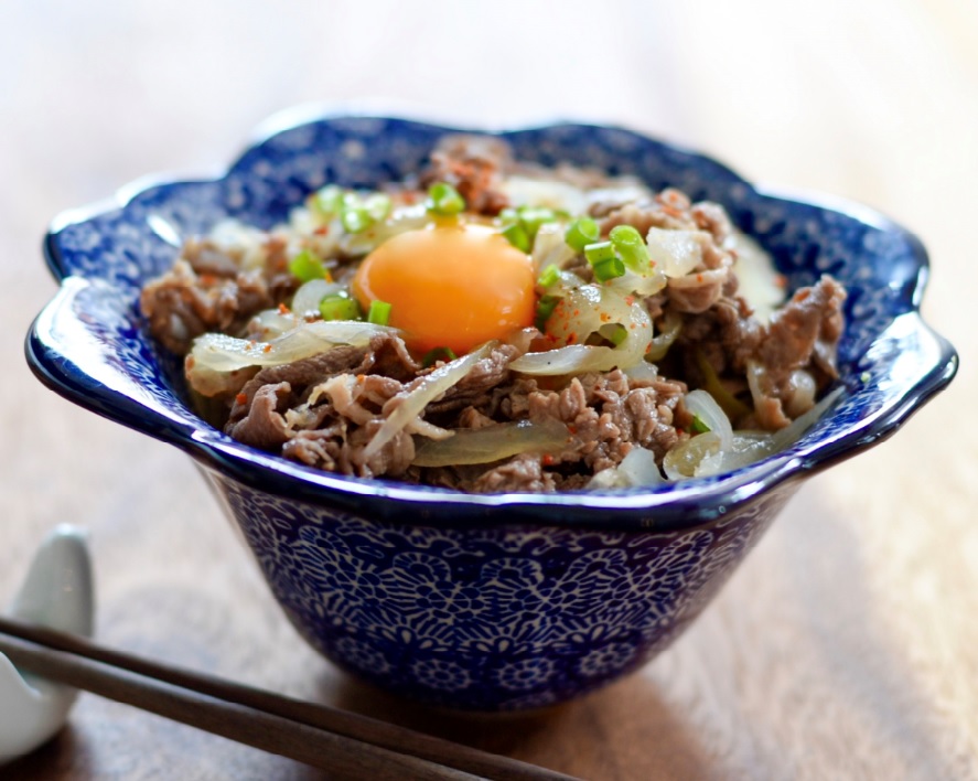 味付け簡単☆液体塩こうじで牛丼♪