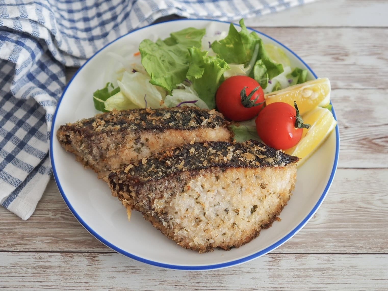お魚でもお肉でも！香ばしパン粉焼き