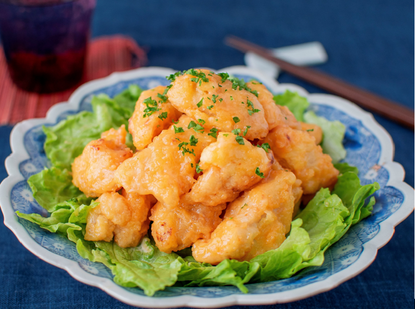 塩こうじで柔らか！鶏むね肉で鶏マヨ☆