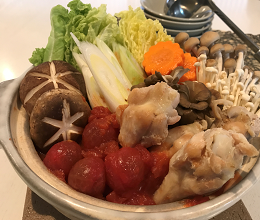 味付けは液体塩こうじのみ☆トマト鍋